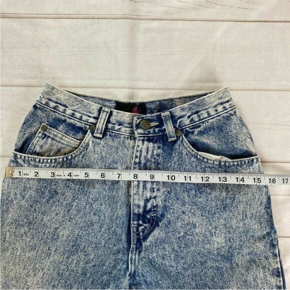 Sasson Vintage Y2K Acid Wash Mom Jeans Size 4 - Picture 8 of 12